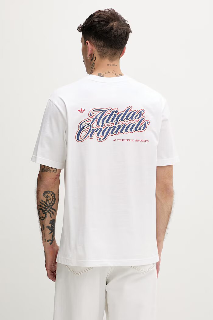 adidas Originals тениска мъжка от памук бяла KE2248