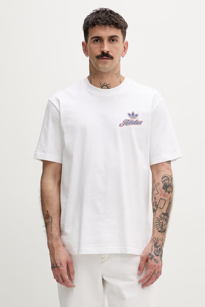 adidas Originals тениска мъжка от памук бяла KE2248