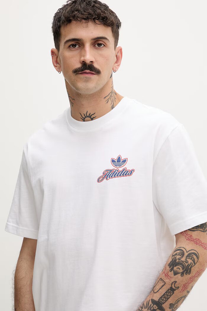 adidas Originals тениска мъжка от памук бяла KE2248
