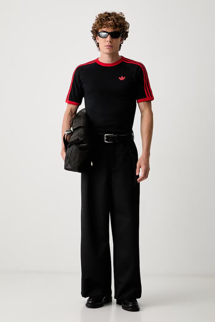adidas Originals тениска мъжка от памук черна KW0121
