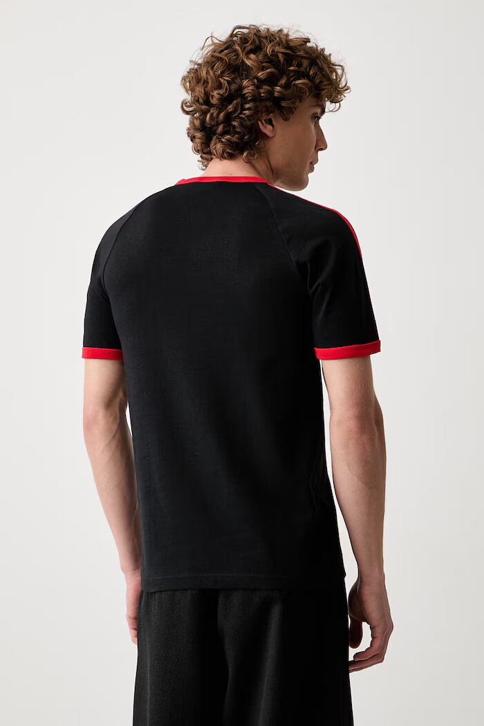adidas Originals тениска мъжка от памук черна KW0121