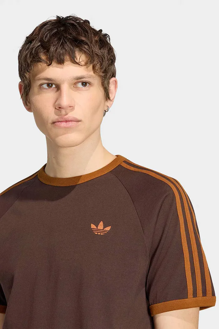 adidas Originals тениска мъжка от памук кафява KT5054