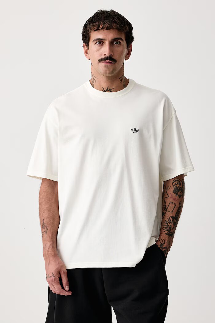 adidas Originals тениска мъжка от памук Milan бежова LG9392