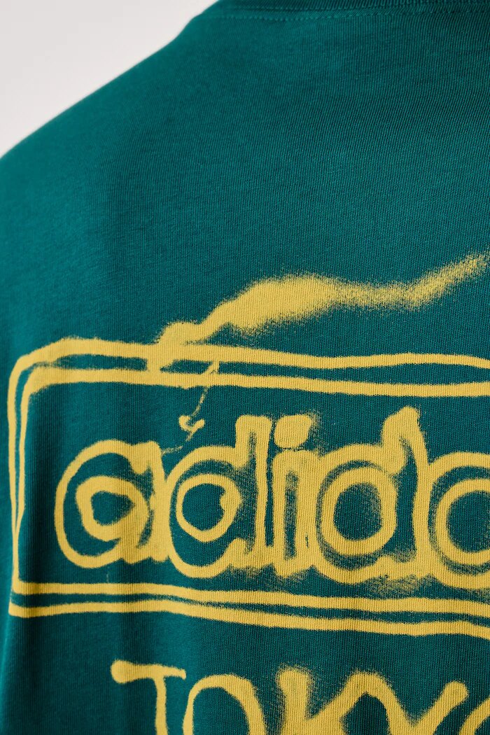 adidas Originals тениска мъжка от памук Powder Tongue зелена IA6000