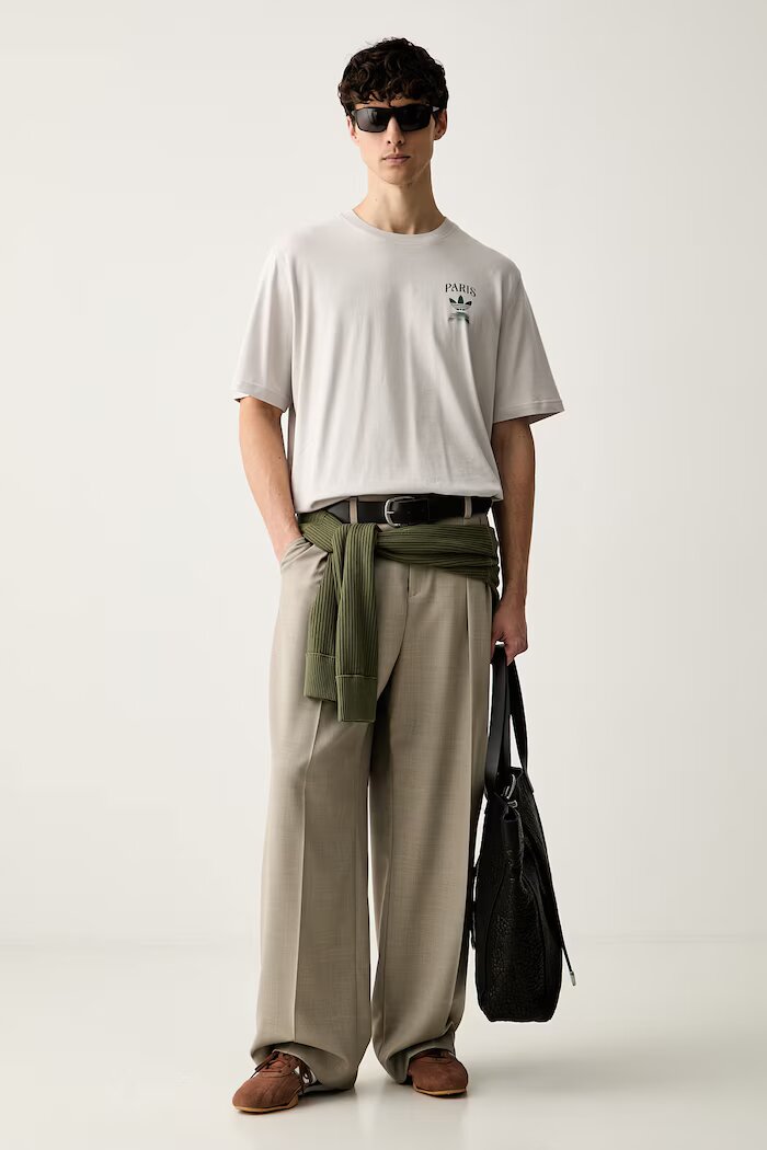 adidas Originals тениска мъжка от памук сива LF8977
