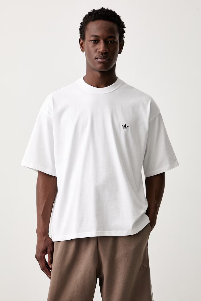 adidas Originals тениска мъжка от памук Trefoil бяла KS9760