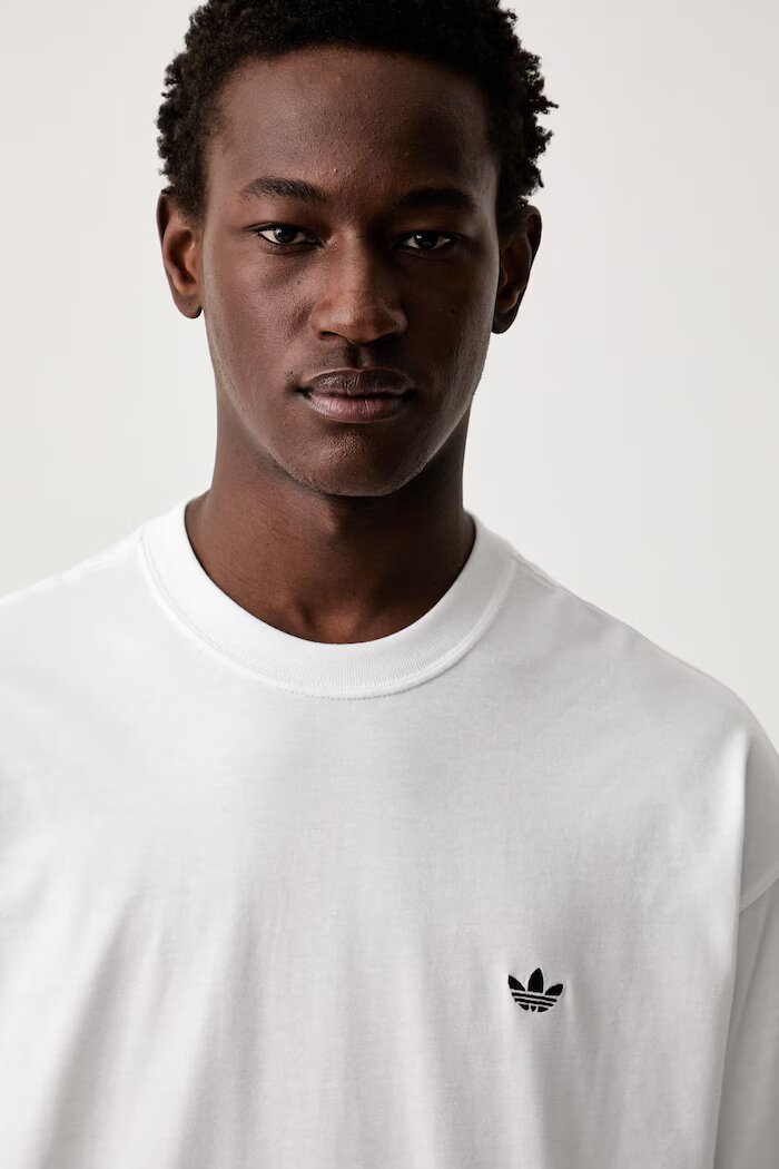 adidas Originals тениска мъжка от памук Trefoil бяла KS9760