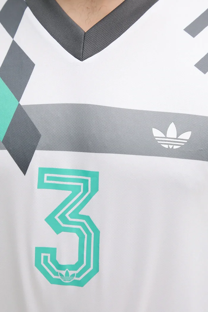 adidas Originals Тениска Nuwave90Sjersey в бяло с десен KD4870