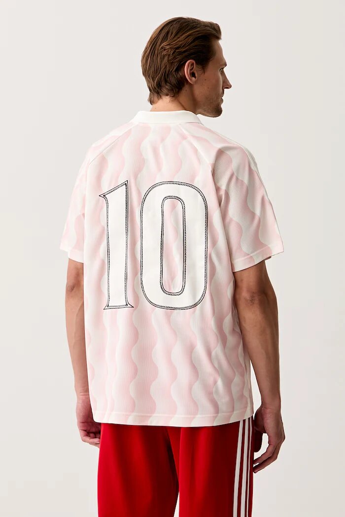 adidas Originals тениска с яка мъжка розова KX1257