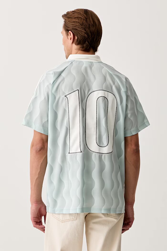 adidas Originals тениска с яка мъжка тюркоазена KX1256