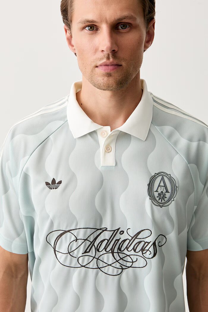 adidas Originals тениска с яка мъжка тюркоазена KX1256