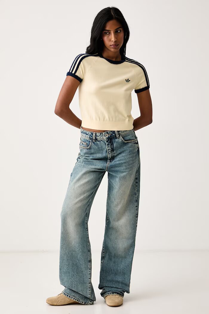 adidas Originals тениска тип пуловер дамска бежова KS7376