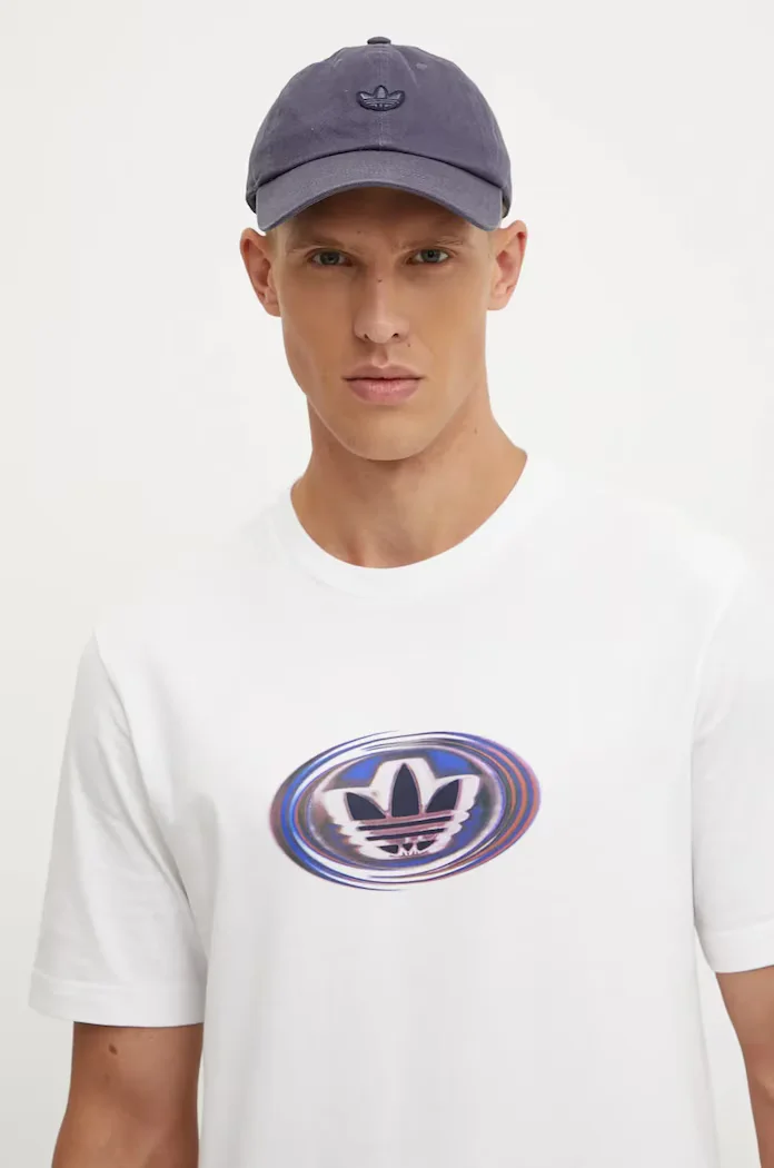 adidas Originals Тениска в бяло с принт JM0482