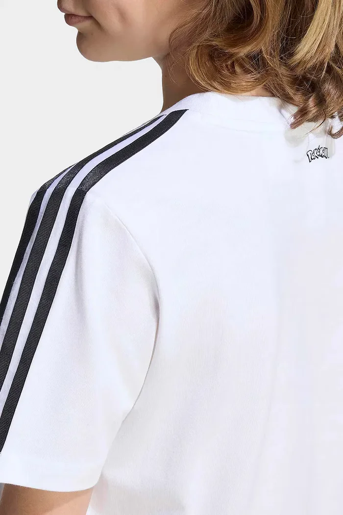 adidas Originals тениска за деца от памук POKEMON бяла KR4701