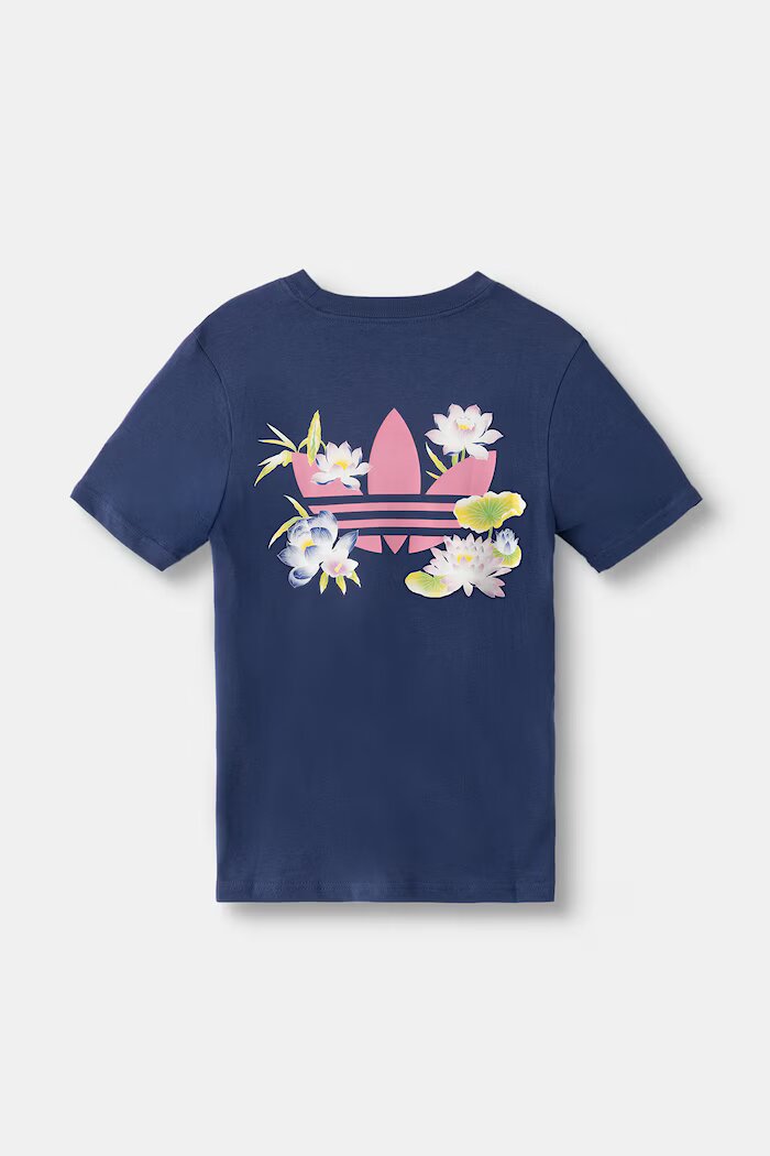 adidas Originals тениска за деца от памук тъмносиня LH4736