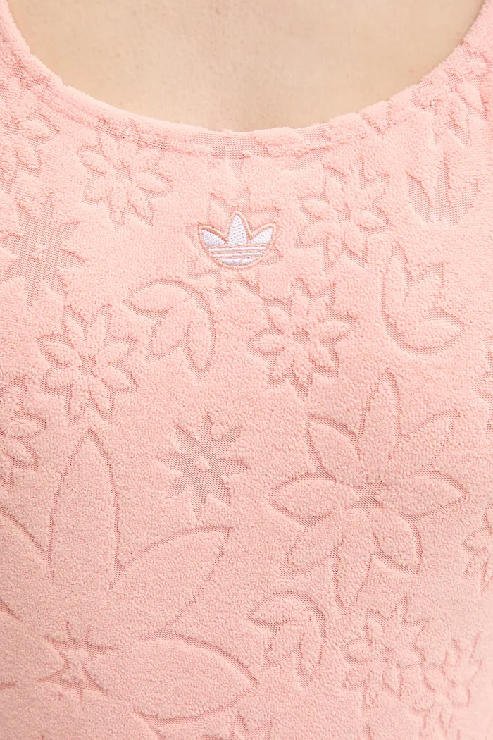adidas Originals Цял бански Essentials в оранжево с меки чашки JG1043