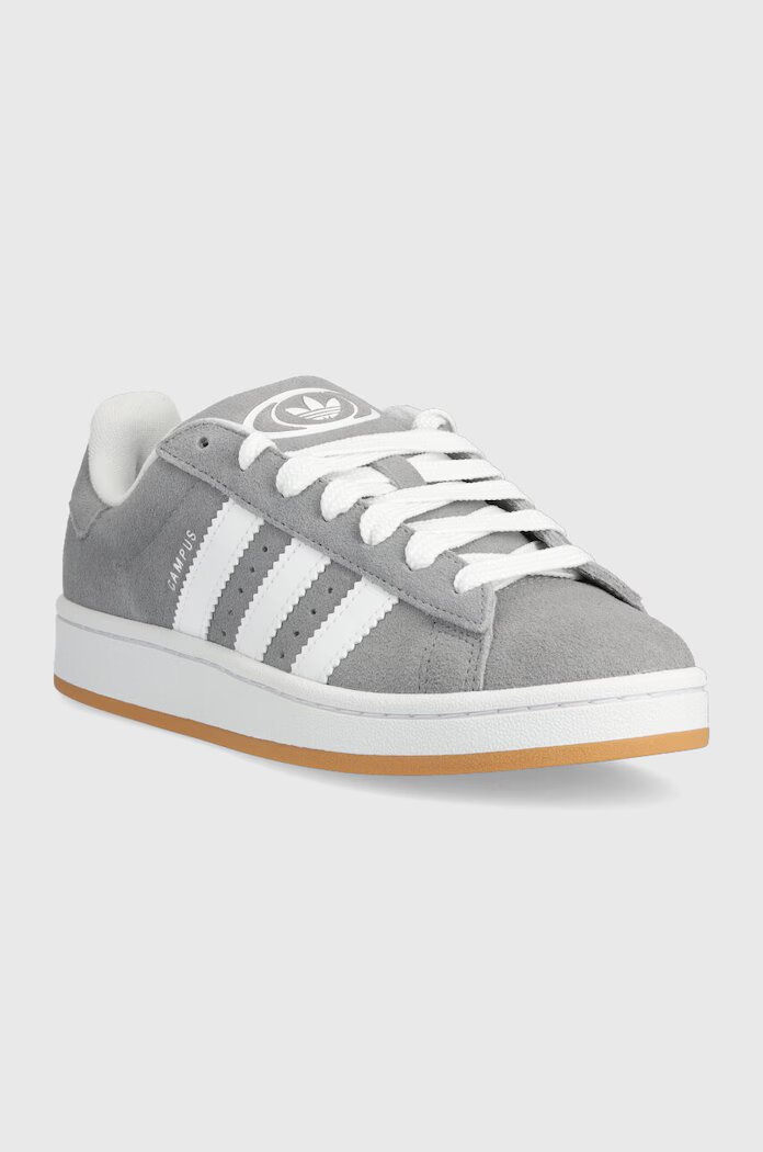 adidas Originals Велурени маратонки Campus 00s Campus0s в сиво HQ6507