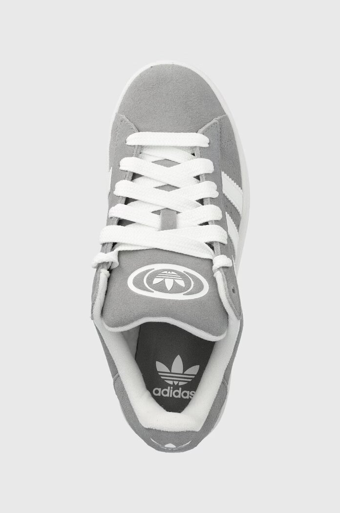 adidas Originals Велурени маратонки Campus 00s Campus0s в сиво HQ6507