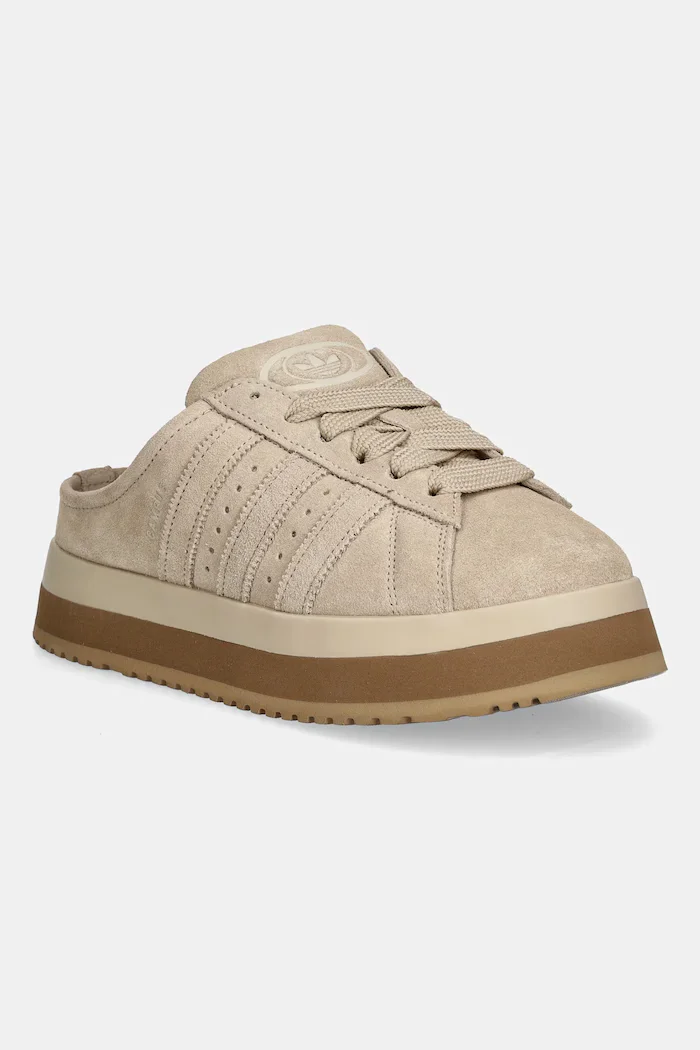 adidas Originals Велурени маратонки Campus 00s в бежово JR3732