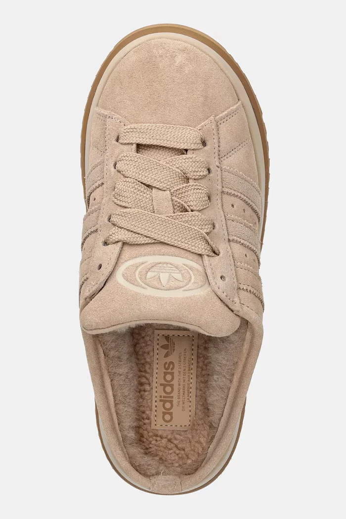 adidas Originals Велурени маратонки Campus 00s в бежово JR3732