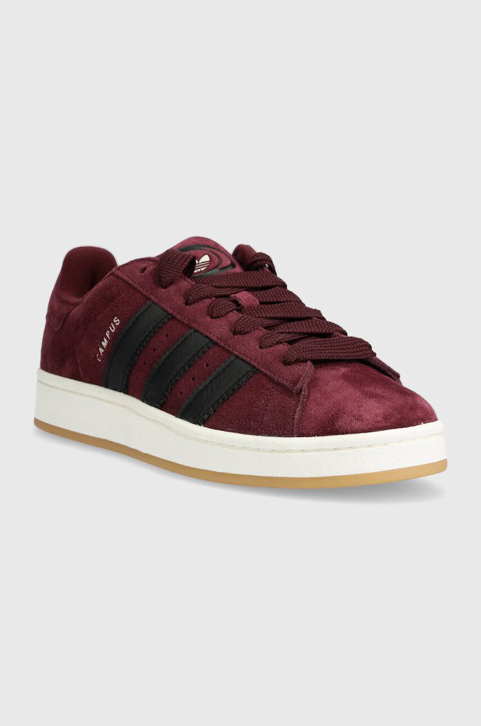 adidas Originals Велурени маратонки Campus 00s в бордо IF8765