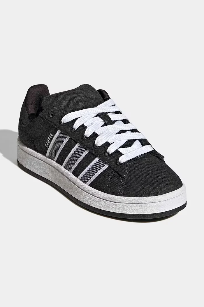 adidas Originals Велурени маратонки CAMPUS 00s в черно JQ2043