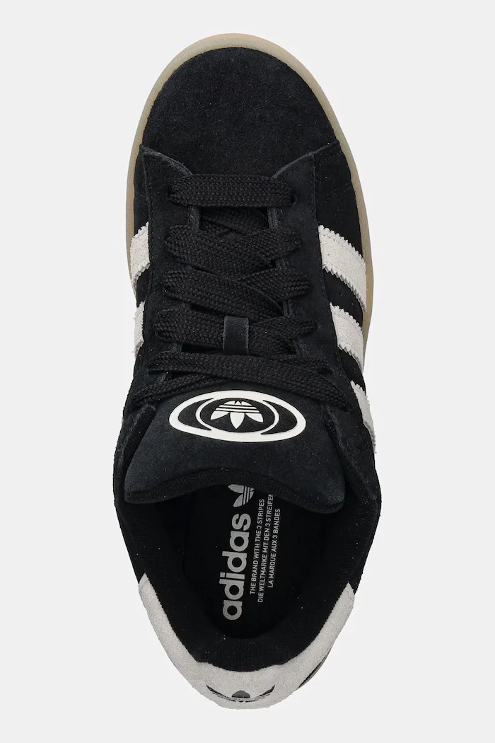 adidas Originals Велурени маратонки Campus 00S в черно JQ8354