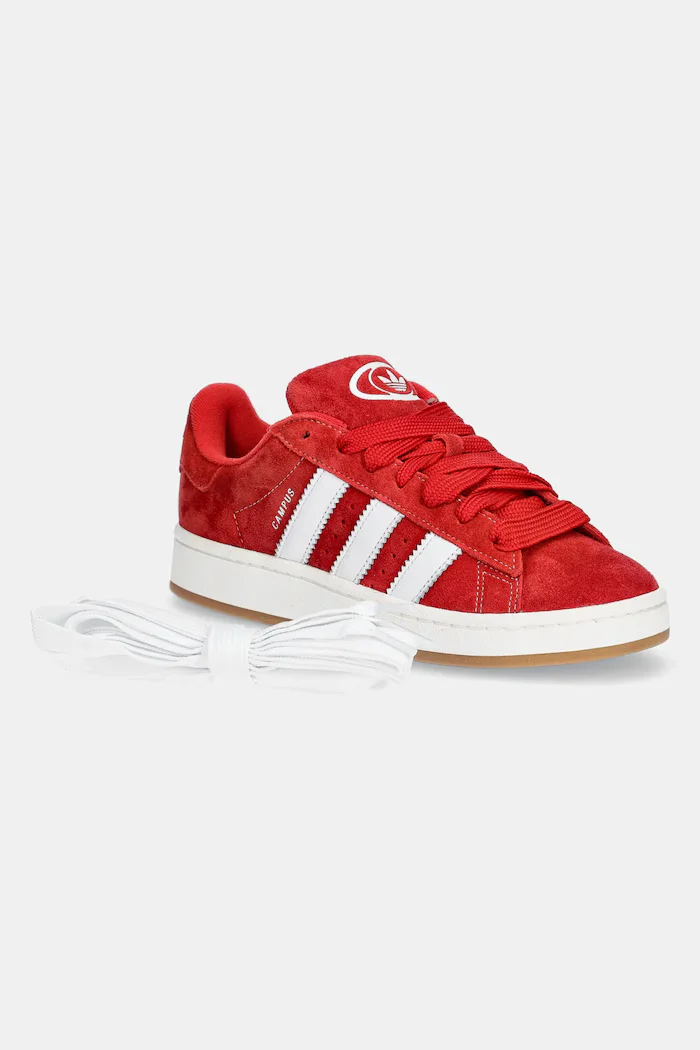 adidas Originals Велурени маратонки Campus 00S в червено H03474
