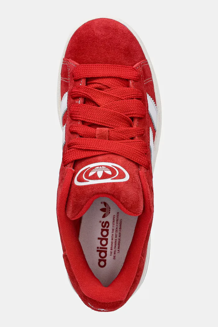 adidas Originals Велурени маратонки Campus 00S в червено H03474