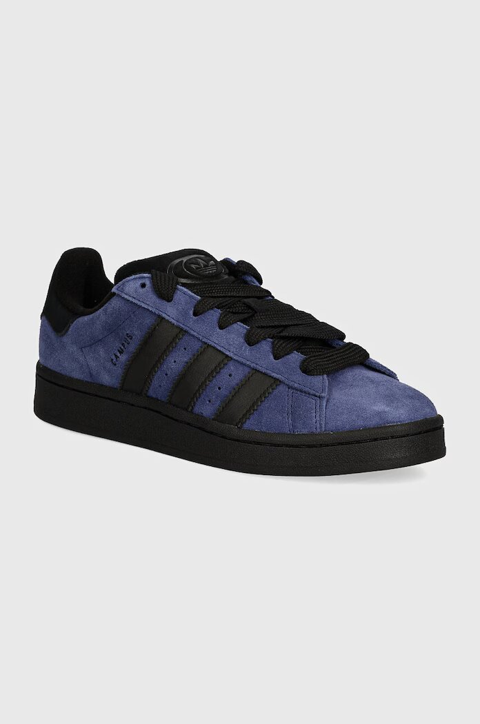 adidas Originals Велурени маратонки Campus 00s в тъмносиньо JH8997