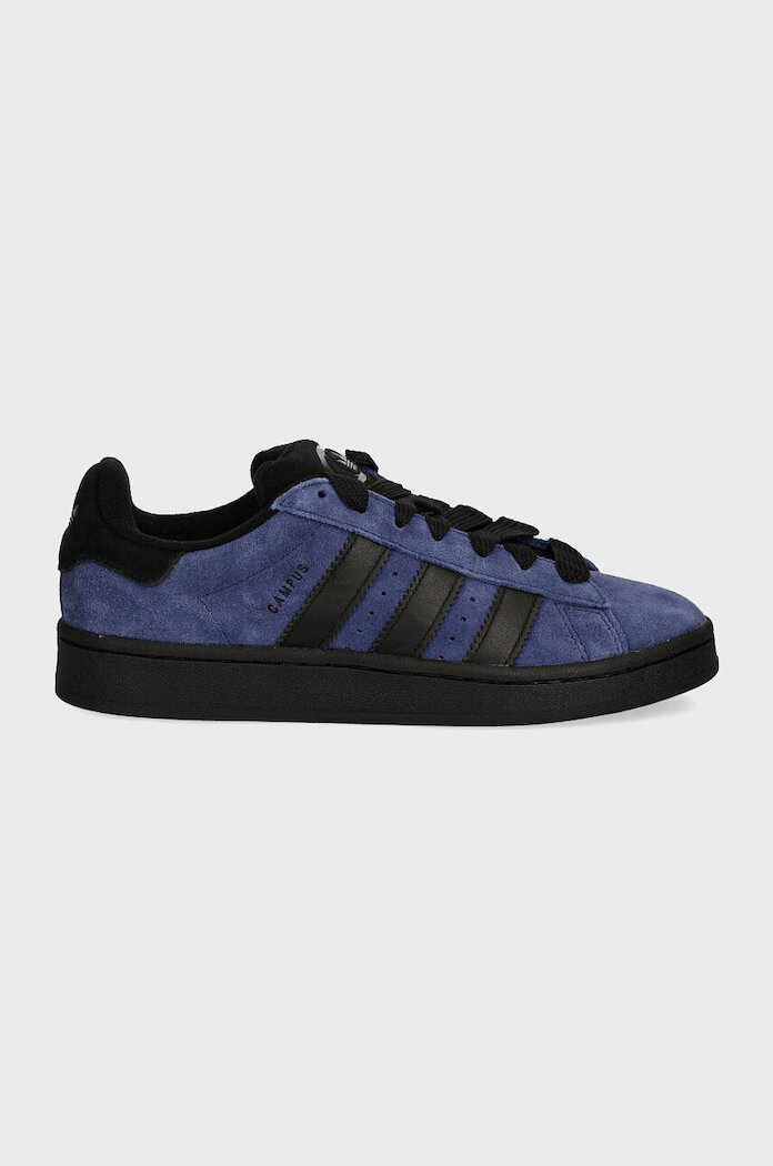 adidas Originals Велурени маратонки Campus 00s в тъмносиньо JH8997