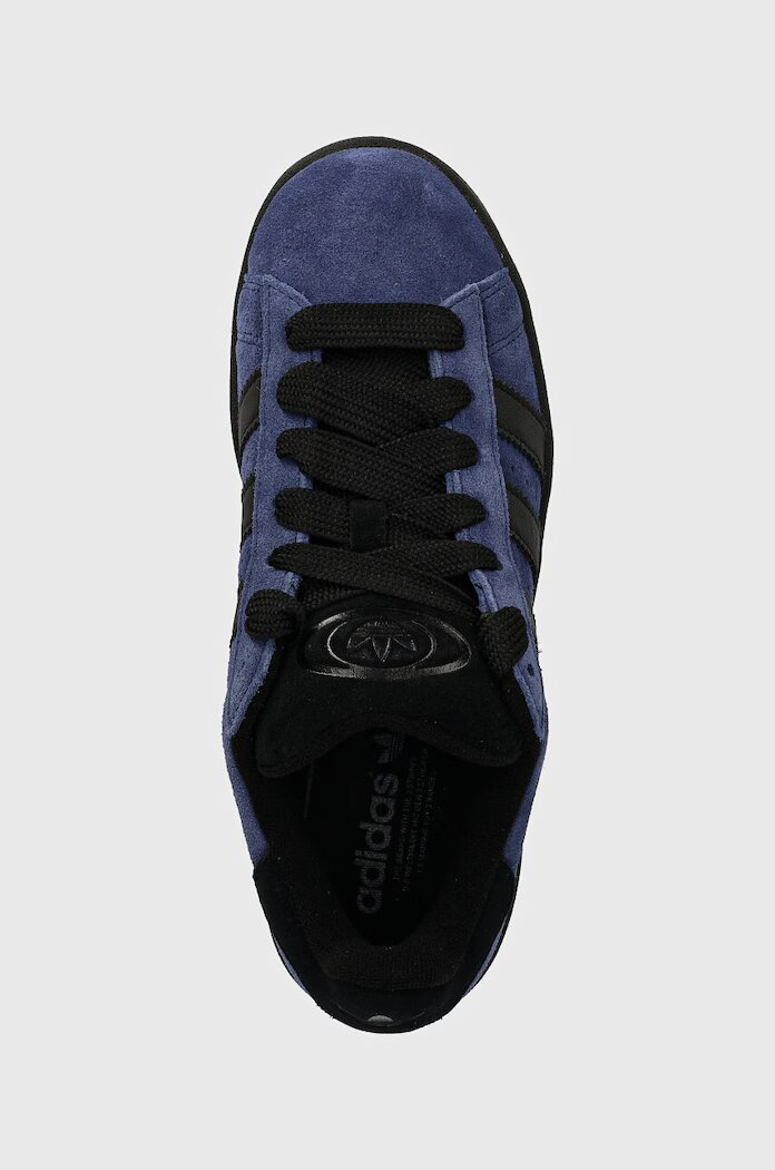 adidas Originals Велурени маратонки Campus 00s в тъмносиньо JH8997