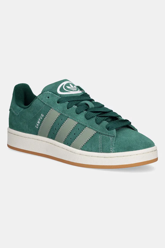 adidas Originals Велурени маратонки Campus 00s в зелено JH8794