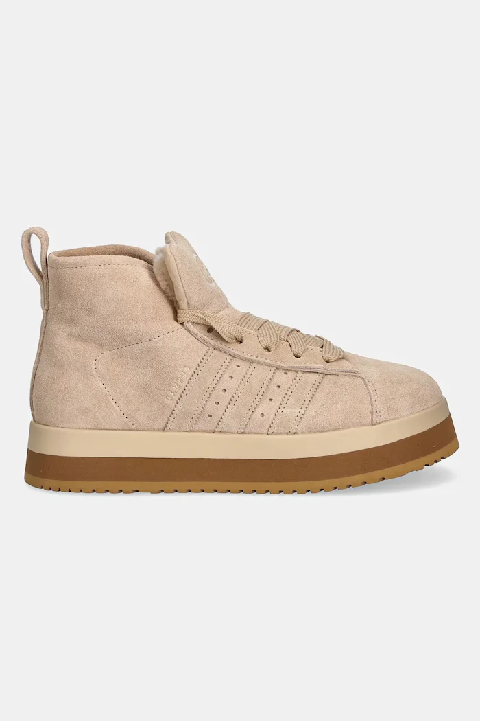 adidas Originals Велурени маратонки Campus 00s WTR MD в бежово JR3735