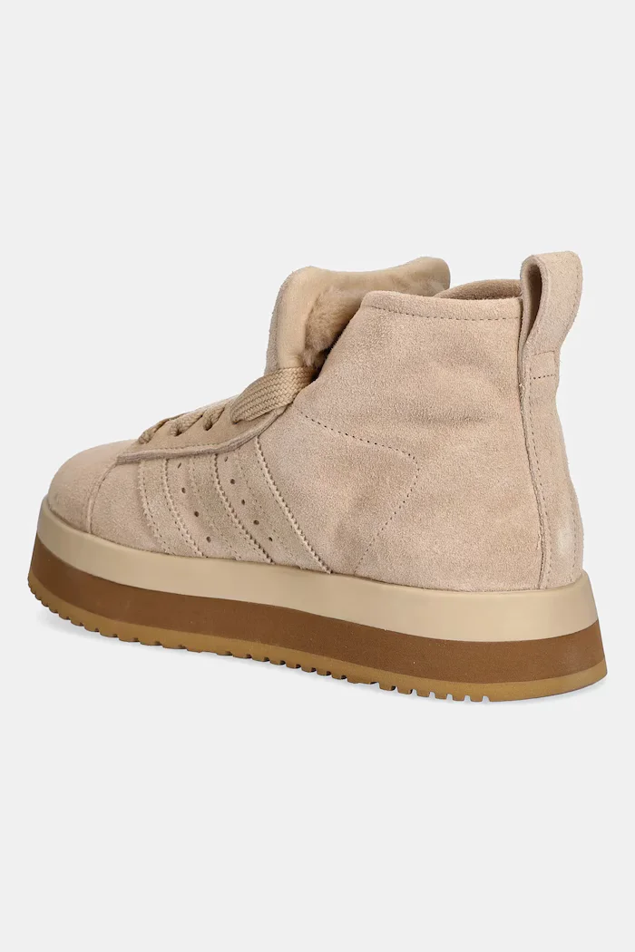 adidas Originals Велурени маратонки Campus 00s WTR MD в бежово JR3735