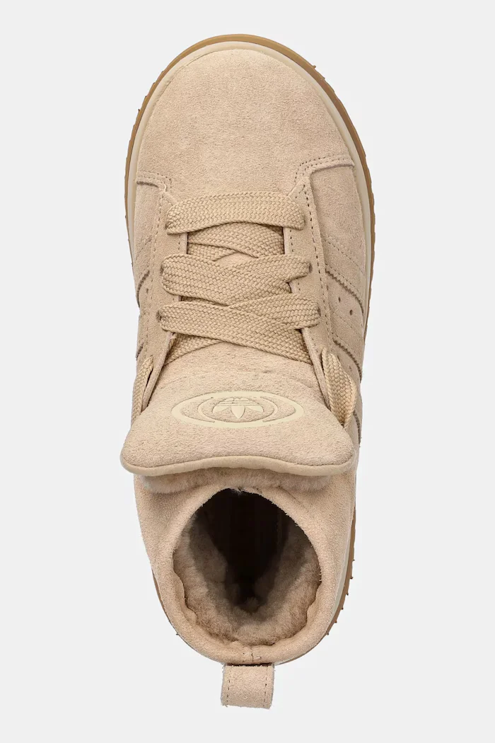 adidas Originals Велурени маратонки Campus 00s WTR MD в бежово JR3735