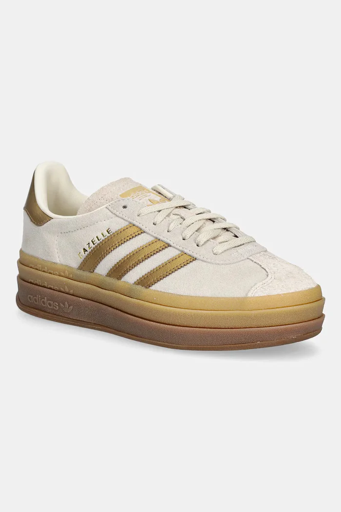 adidas Originals Велурени маратонки Gazelle Bold в бежово IH6781