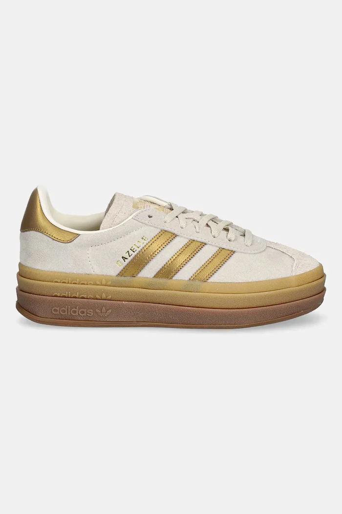 adidas Originals Велурени маратонки Gazelle Bold в бежово IH6781