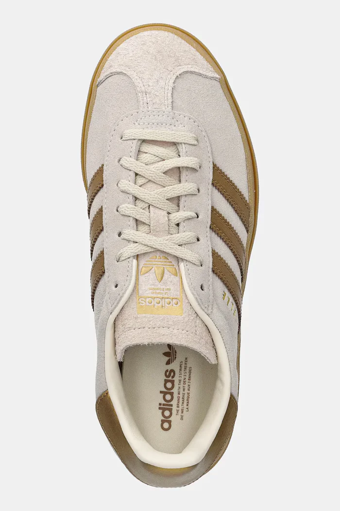 adidas Originals Велурени маратонки Gazelle Bold в бежово IH6781