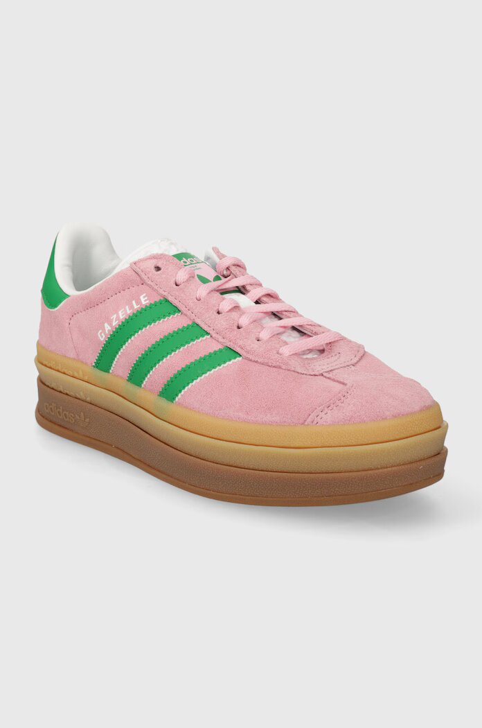 adidas Originals Велурени маратонки Gazelle Bold в розово IE0420