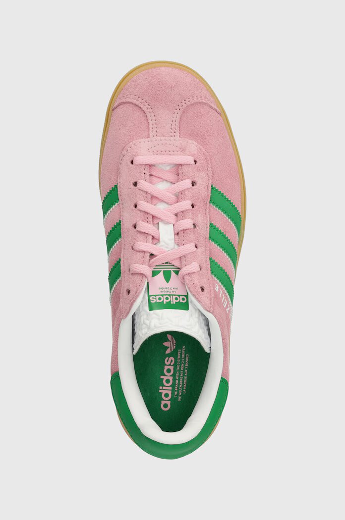 adidas Originals Велурени маратонки Gazelle Bold в розово IE0420