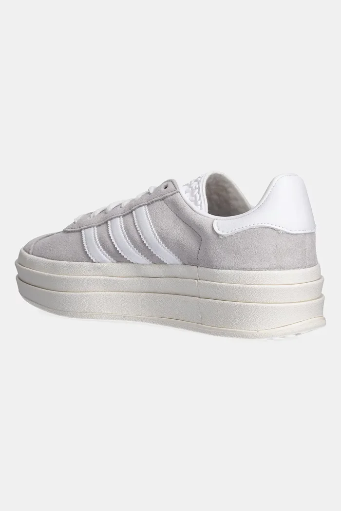 adidas Originals Велурени маратонки Gazelle Bold W в сиво HQ6893