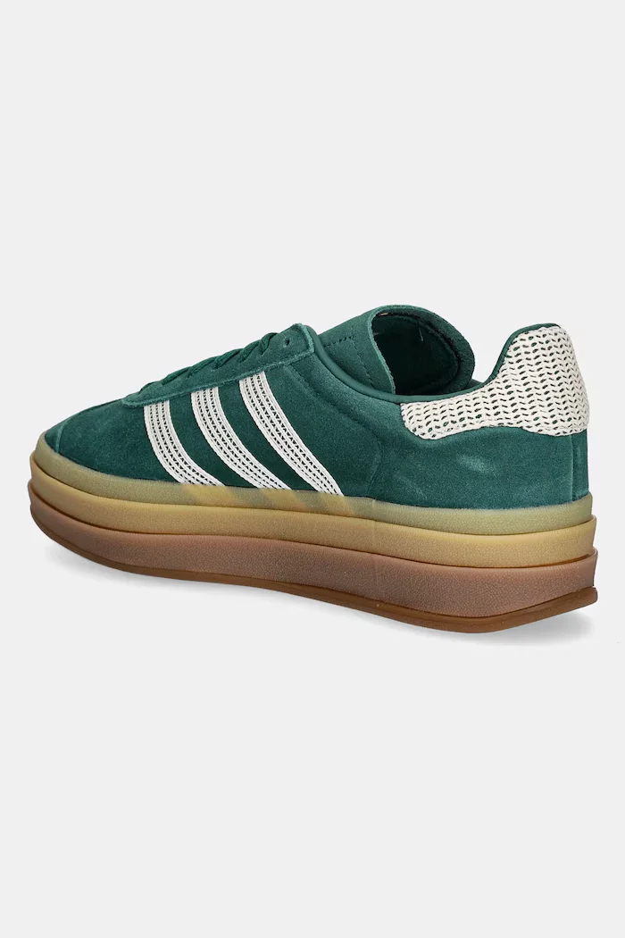 adidas Originals Велурени маратонки Gazelle Bold W в зелено JS3358