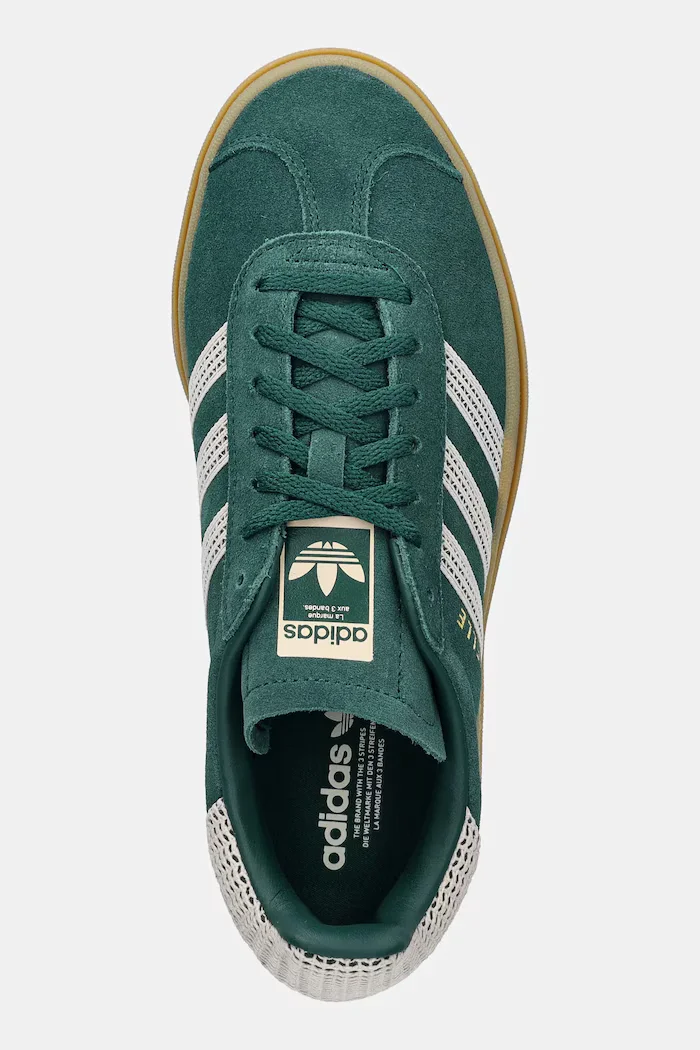 adidas Originals Велурени маратонки Gazelle Bold W в зелено JS3358