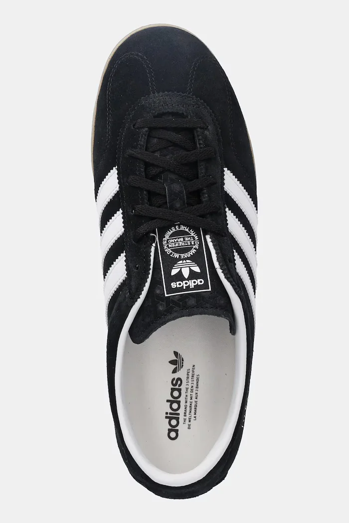 adidas Originals Велурени маратонки Gazelle Lo Pro в черно JR8886