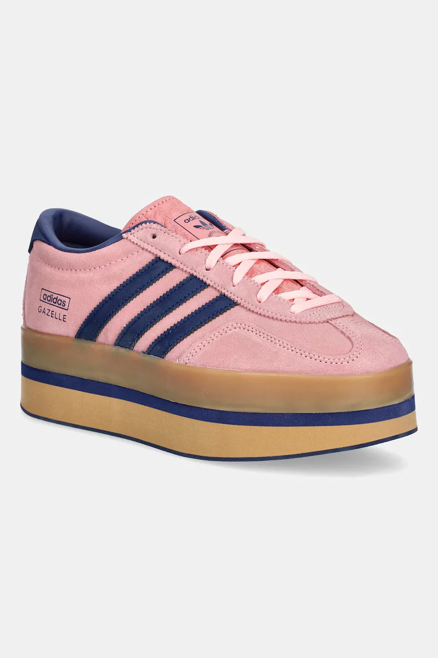 adidas Originals Велурени маратонки Gazelle Stack W