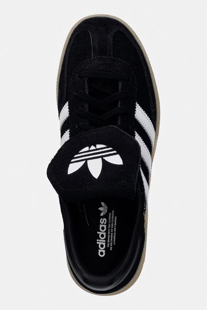adidas Originals Велурени маратонки Handball Spezial в черно KI0996