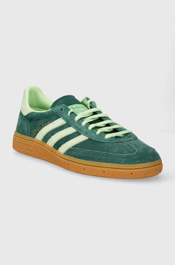 adidas Originals Велурени маратонки Handball Spezial в зелено IE5896