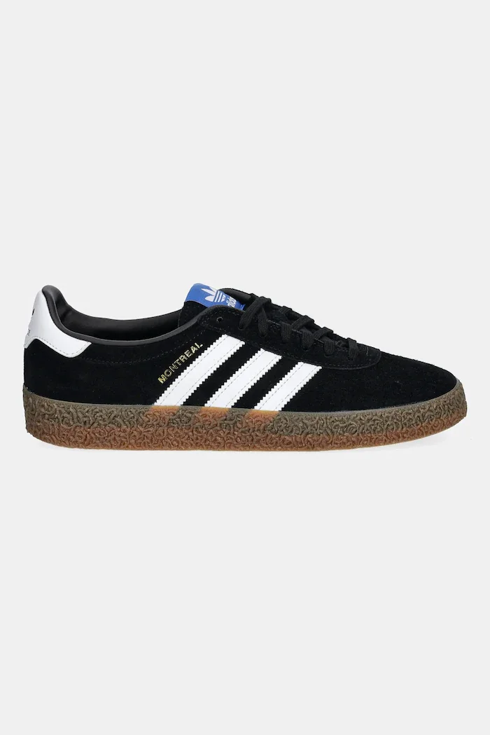 adidas Originals Велурени маратонки Montreal RM в черно JQ1688