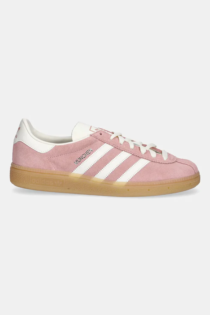 adidas Originals Велурени маратонки Muenchen в розово JS3992
